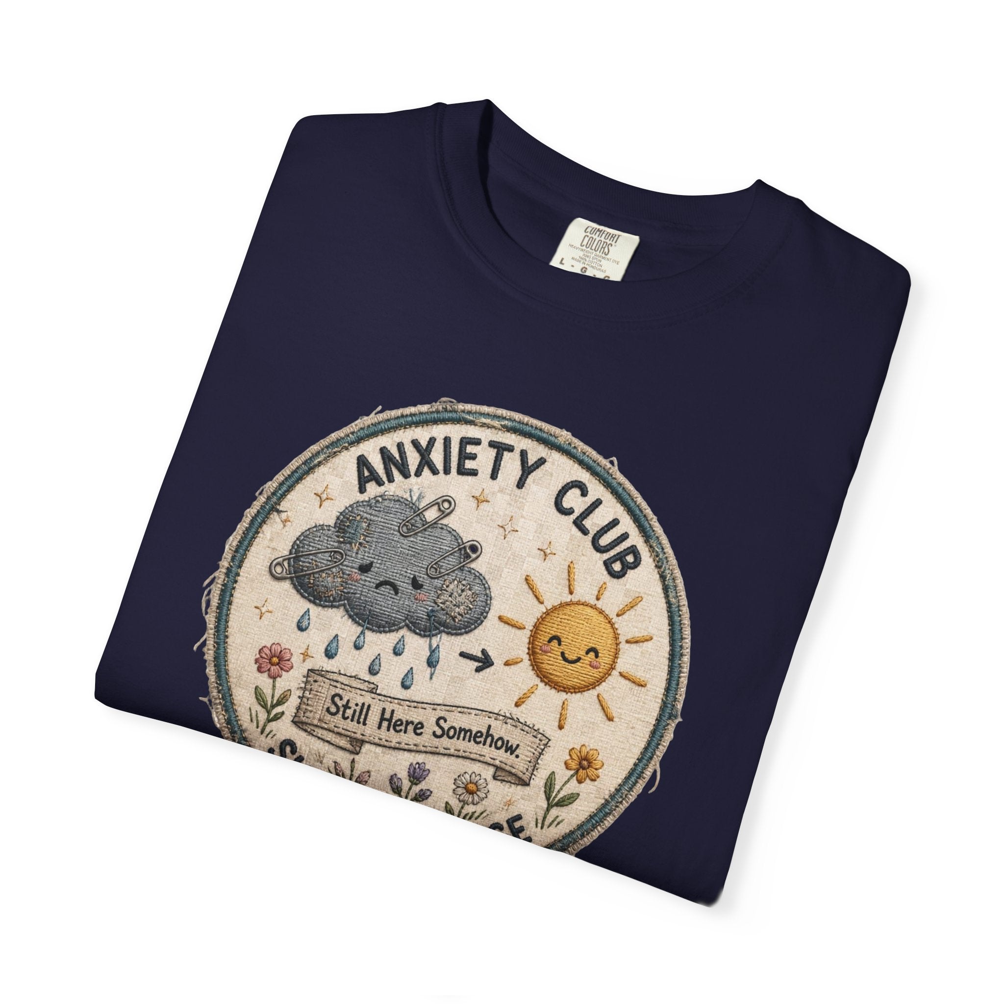 Anxiety Club Survival Badge T-Shirt