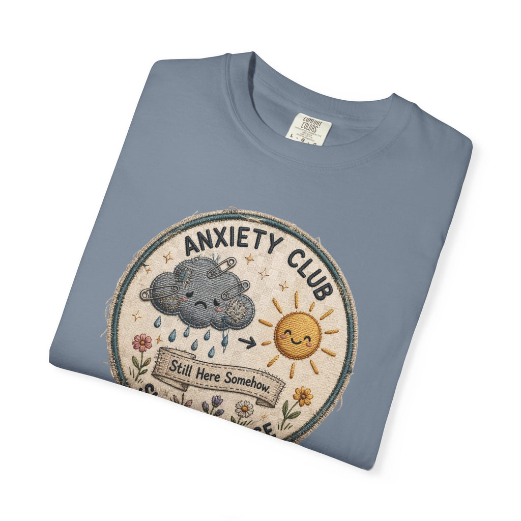 Anxiety Club Survival Badge T-Shirt