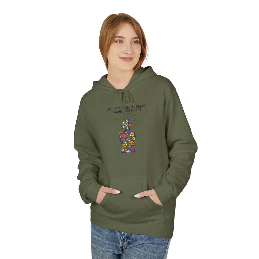 Mental Health Awareness Hoodie – 'Be Real, Be Heard' Supportive Graphic Pullover