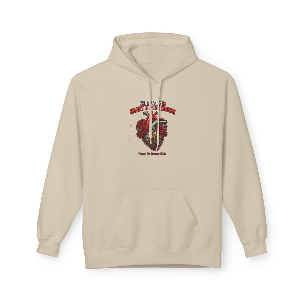 Hockey Heart Shield Hoodie — Proud to Play 'Til the End