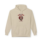 Hockey Heart Shield Hoodie — Proud to Play 'Til the End