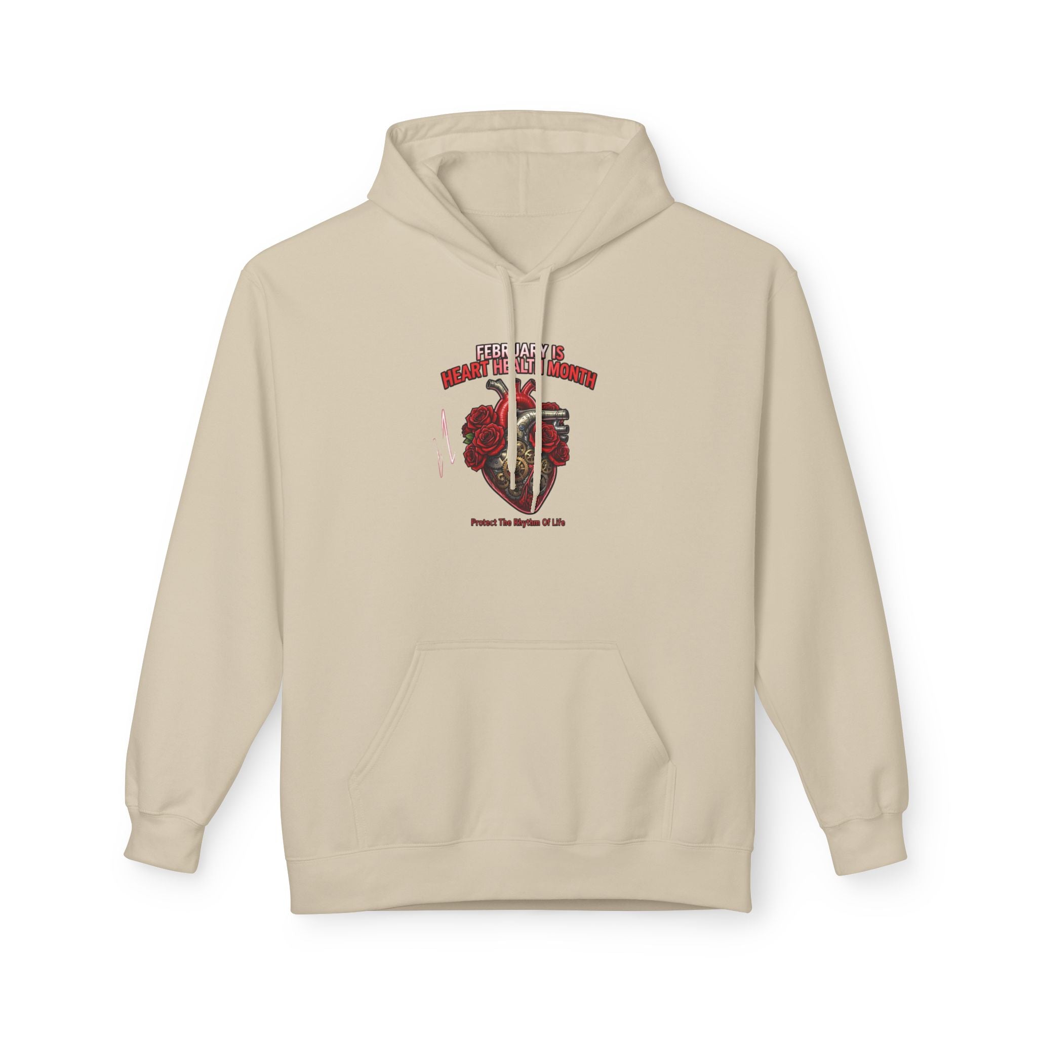 Hockey Heart Shield Hoodie — Proud to Play 'Til the End