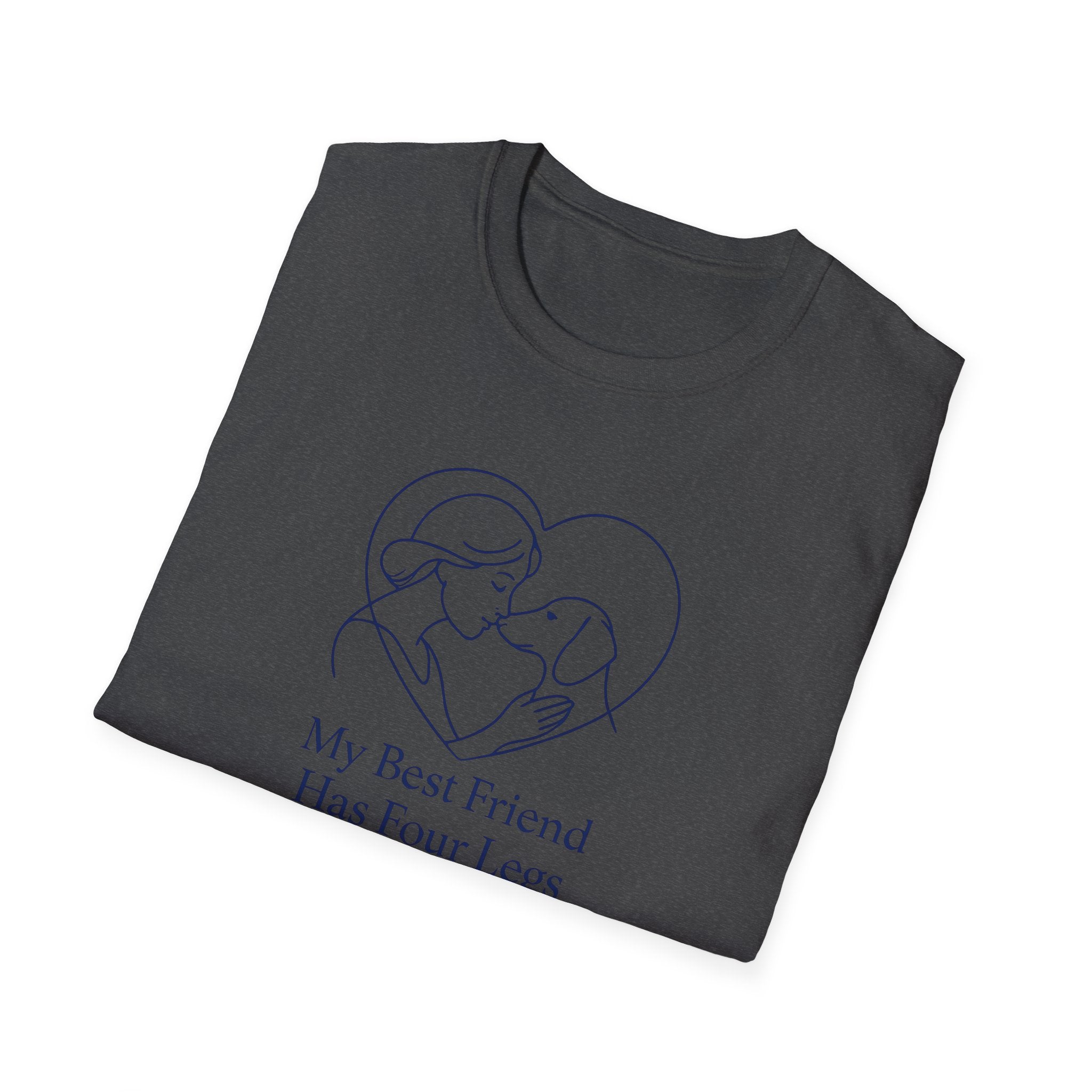 Dog and Woman Heart T-Shirt