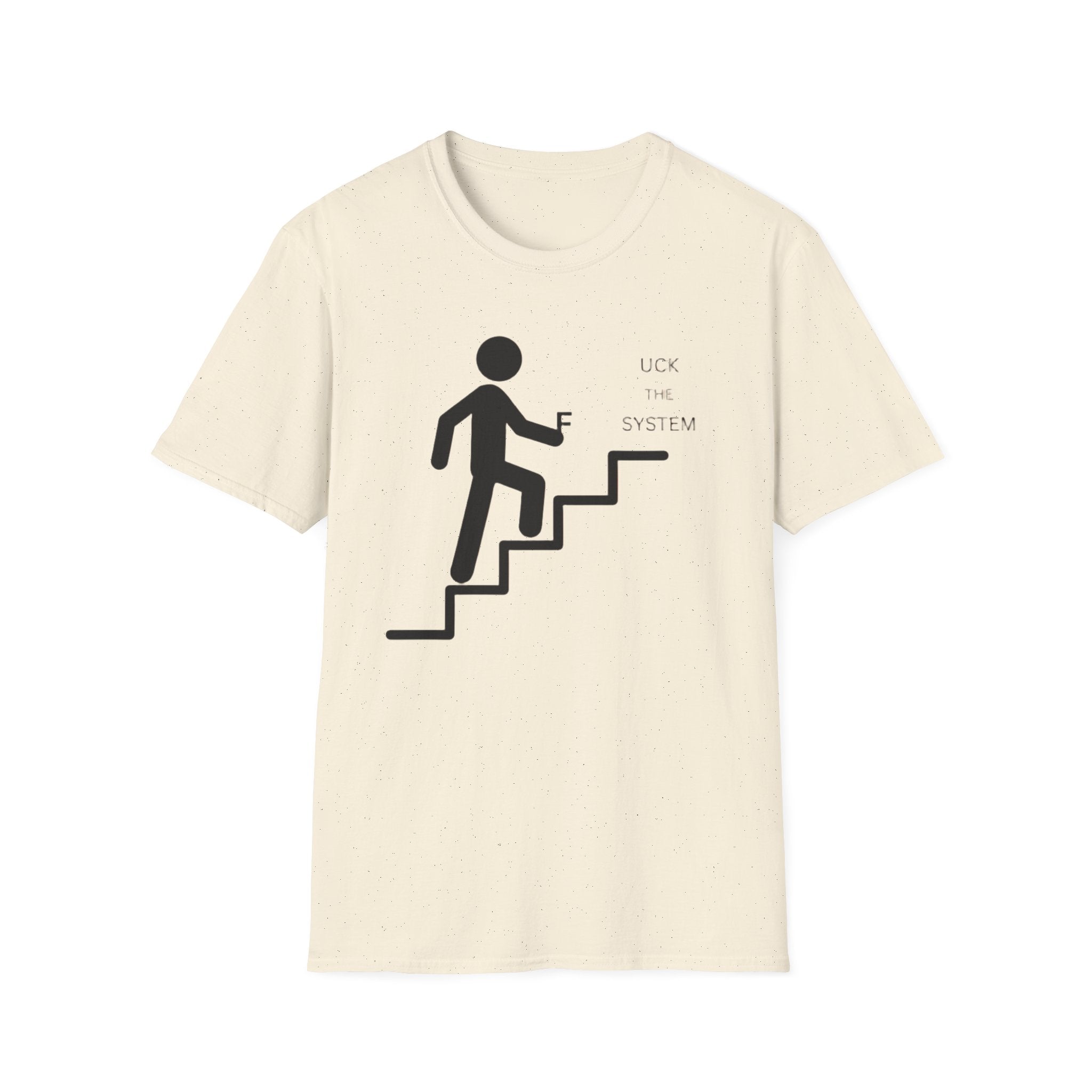 Stairway to F System T-Shirt — Minimalist Climbing Graphic Tee