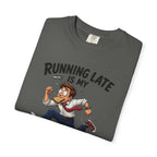 Running Late Is My Cardio T-Shirt — Funny Running Graphic Tee