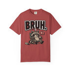 Bruh Raccoon Graphic T-Shirt — Lazy Chill Cartoon Tee