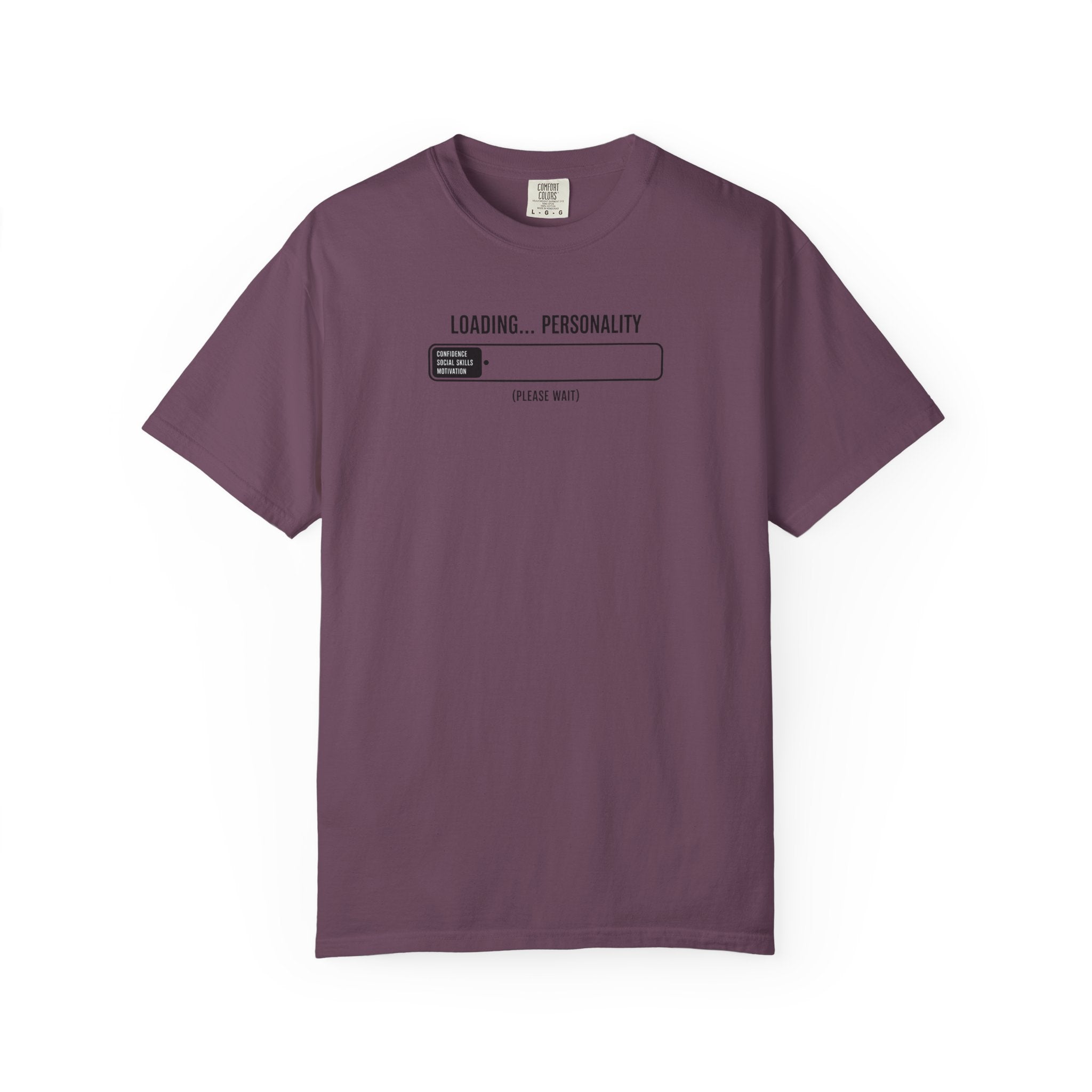Loading Personality T-Shirt — Funny Progress Bar Graphic Tee