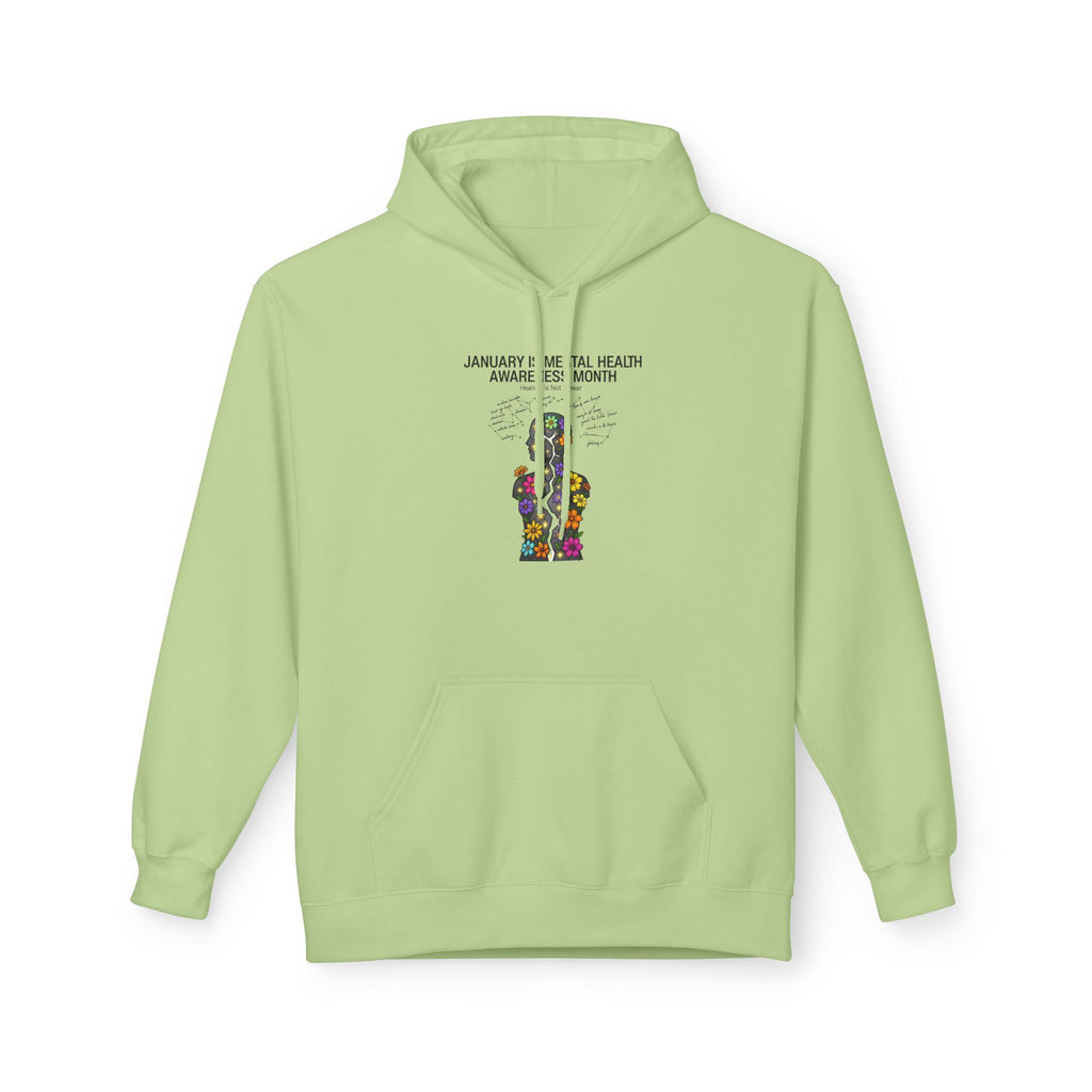 Mental Health Awareness Hoodie – 'Be Real, Be Heard' Supportive Graphic Pullover