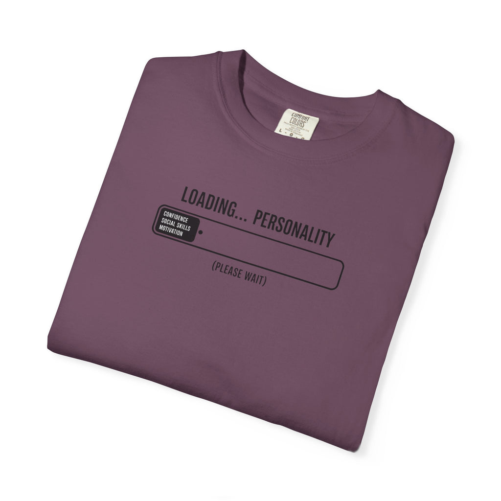Loading Personality T-Shirt — Funny Progress Bar Graphic Tee