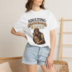 Adulting Would Not Recommend T-Shirt — Funny Taxes Graphic Tee