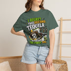 Tequila Skull T-Shirt – "I Regret That Second Tequila... And Also The First One" Funny Party Tee