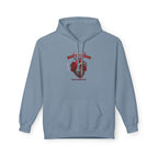 Hockey Heart Shield Hoodie — Proud to Play 'Til the End