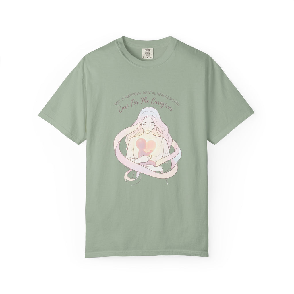 T-Shirt — Care For The Caregivers Graphic Tee (Self-Care Heart Illustration)