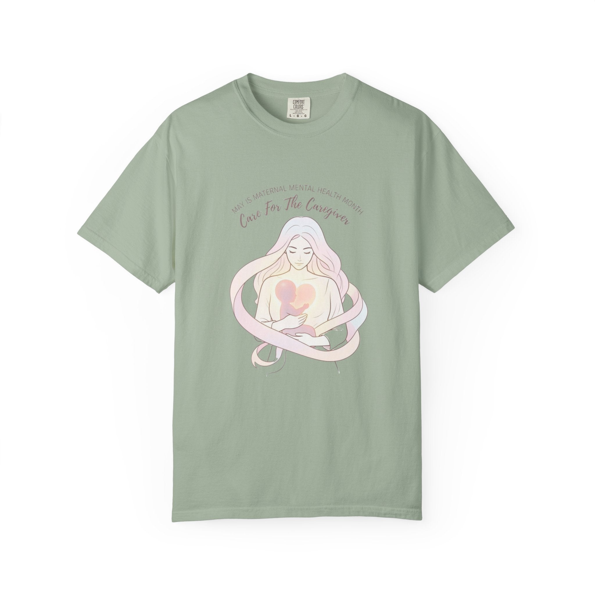 T-Shirt — Care For The Caregivers Graphic Tee (Self-Care Heart Illustration)