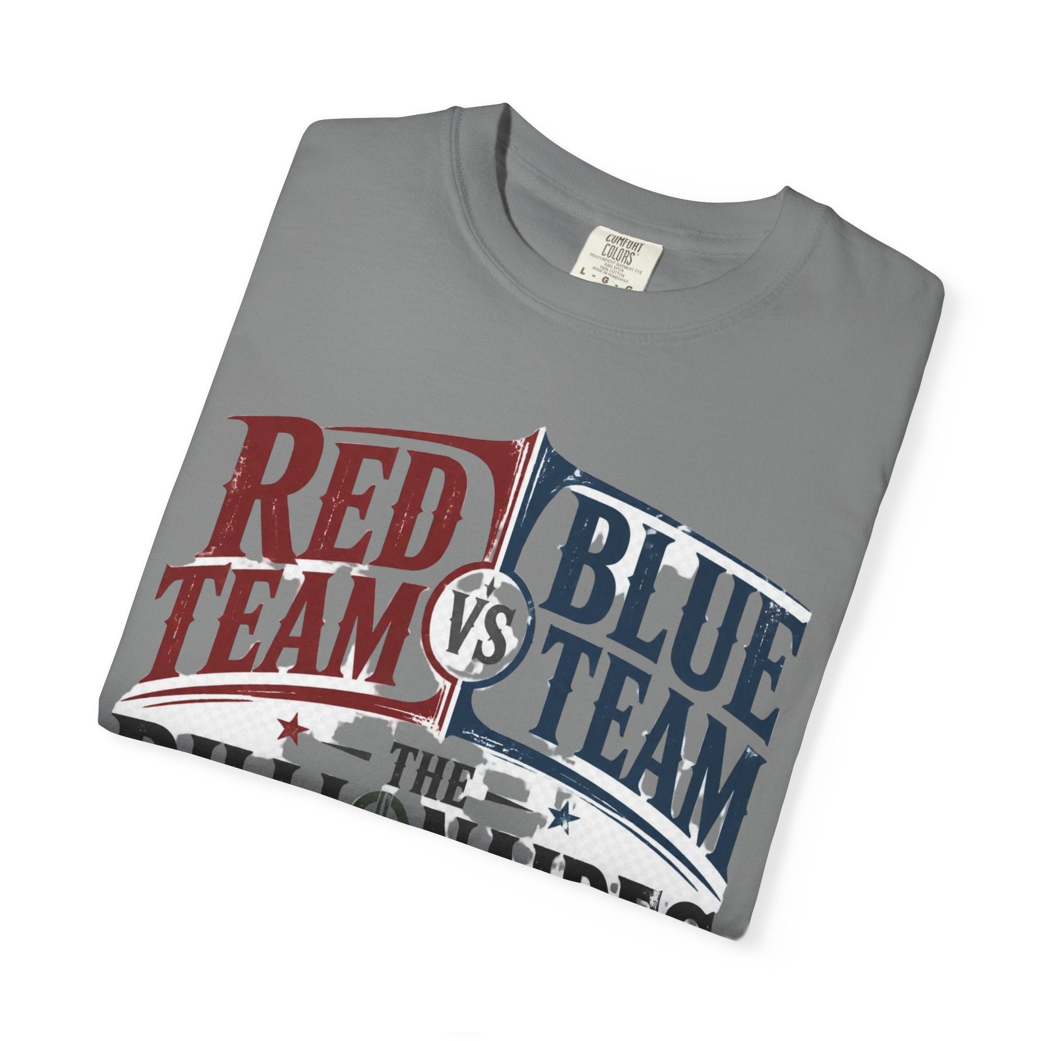Red Team vs Blue Team Tee — "The Billionaires Still Won" Political Satire T-Shirt