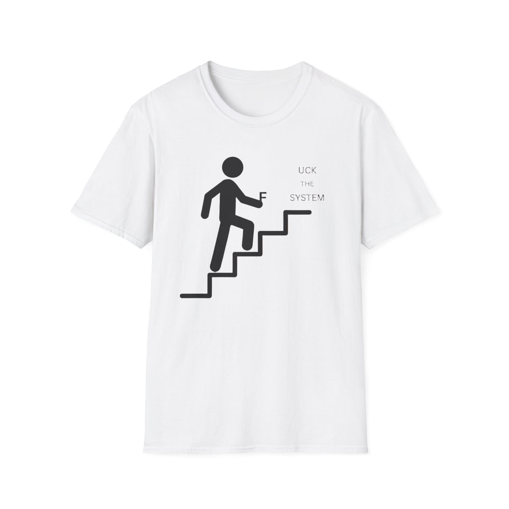 Stairway to F System T-Shirt — Minimalist Climbing Graphic Tee