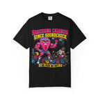 Shredding Calories Since Soundcheck T-Shirt — "No Pain No Riff" Rock Gym Tee