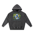 Snow Wash Fleece Oversize Hoodie