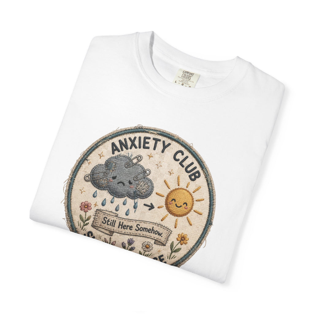 Anxiety Club Survival Badge T-Shirt
