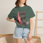 Graphic T-Shirt — 'I Bet You Taste Like Regret and Cheap Rose' Bold Middle-Finger Design