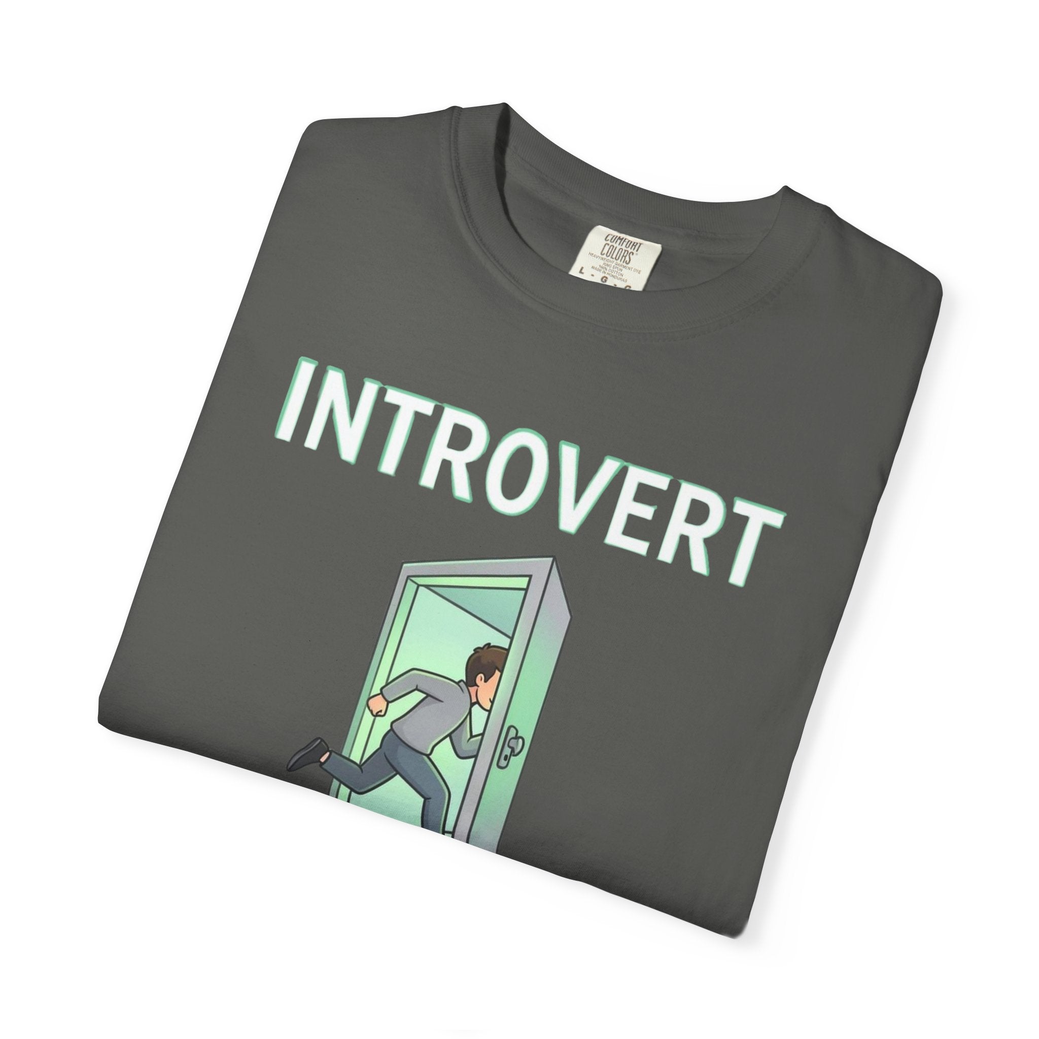 Introvert Exit T-Shirt — Funny Introvert Graphic Tee