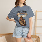 Adulting Would Not Recommend T-Shirt — Funny Taxes Graphic Tee
