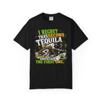 Tequila Skull T-Shirt – "I Regret That Second Tequila... And Also The First One" Funny Party Tee