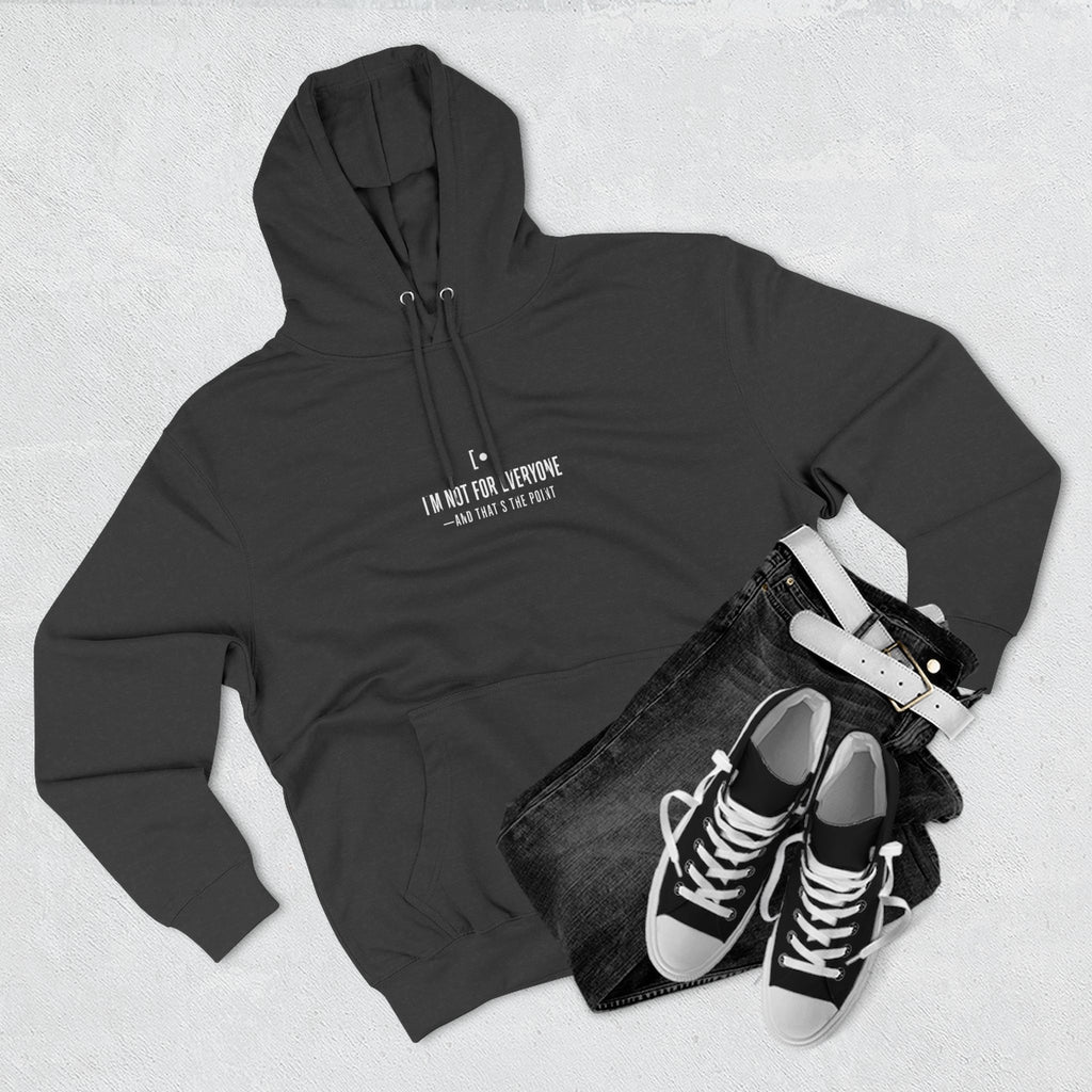Minimal Embroidered Fleece Hoodie