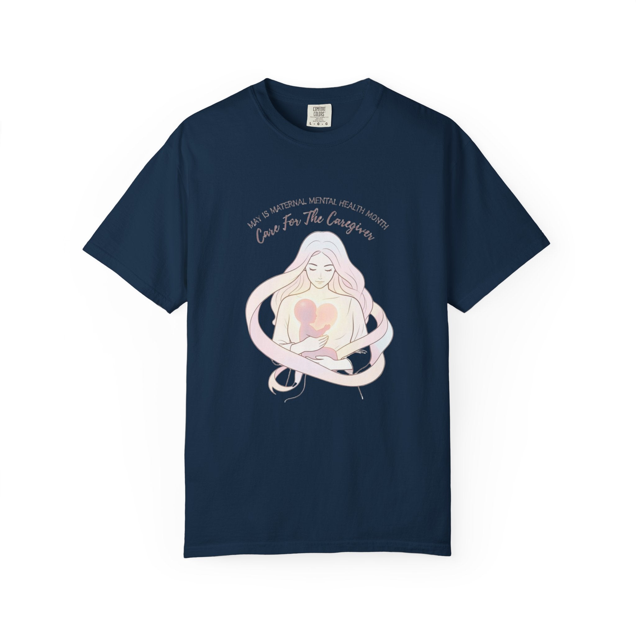 T-Shirt — Care For The Caregivers Graphic Tee (Self-Care Heart Illustration)