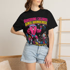 Shredding Calories Since Soundcheck T-Shirt — "No Pain No Riff" Rock Gym Tee