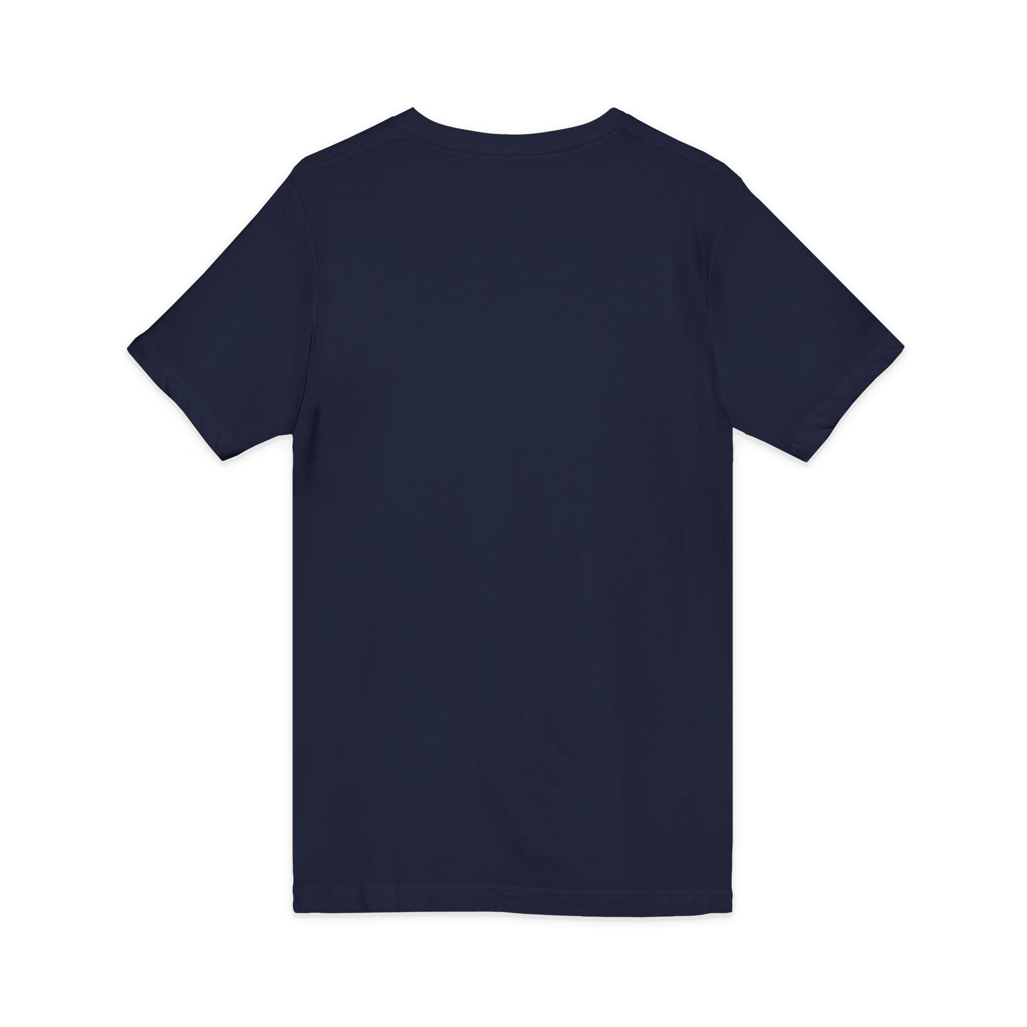 V-Neck Tee — "I Was Born at a Very Young Age and It's Been Downhill Since" Funny Adulting Shirt