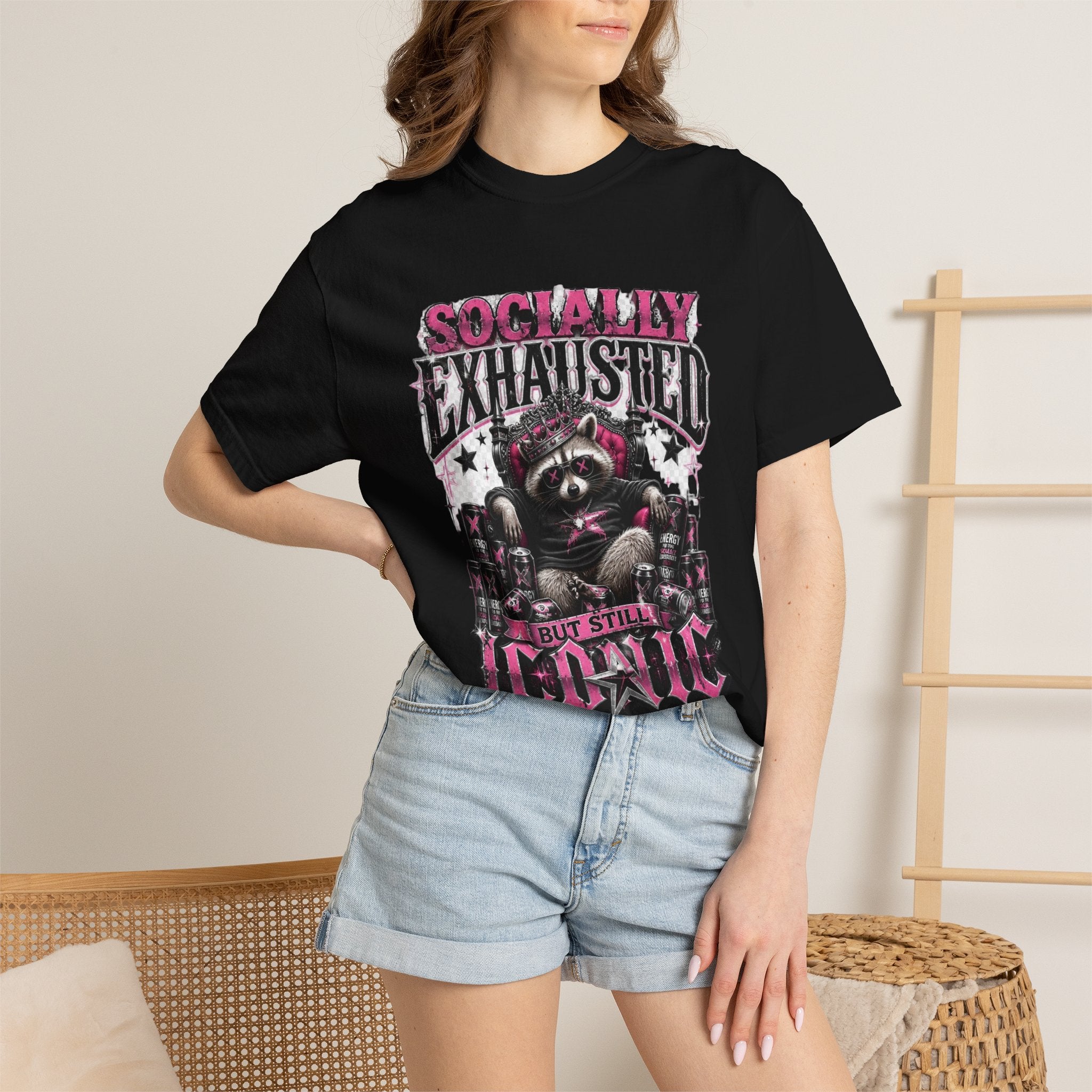 Socially Exhausted But Still Iconic T-Shirt