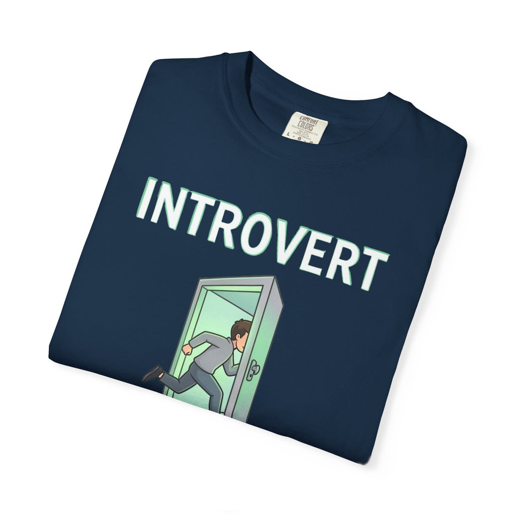 Introvert Exit T-Shirt — Funny Introvert Graphic Tee
