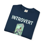 Introvert Exit T-Shirt — Funny Introvert Graphic Tee