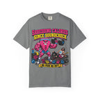 Shredding Calories Since Soundcheck T-Shirt — "No Pain No Riff" Rock Gym Tee