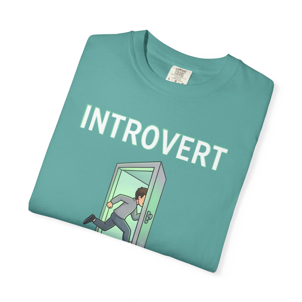 Introvert Exit T-Shirt — Funny Introvert Graphic Tee