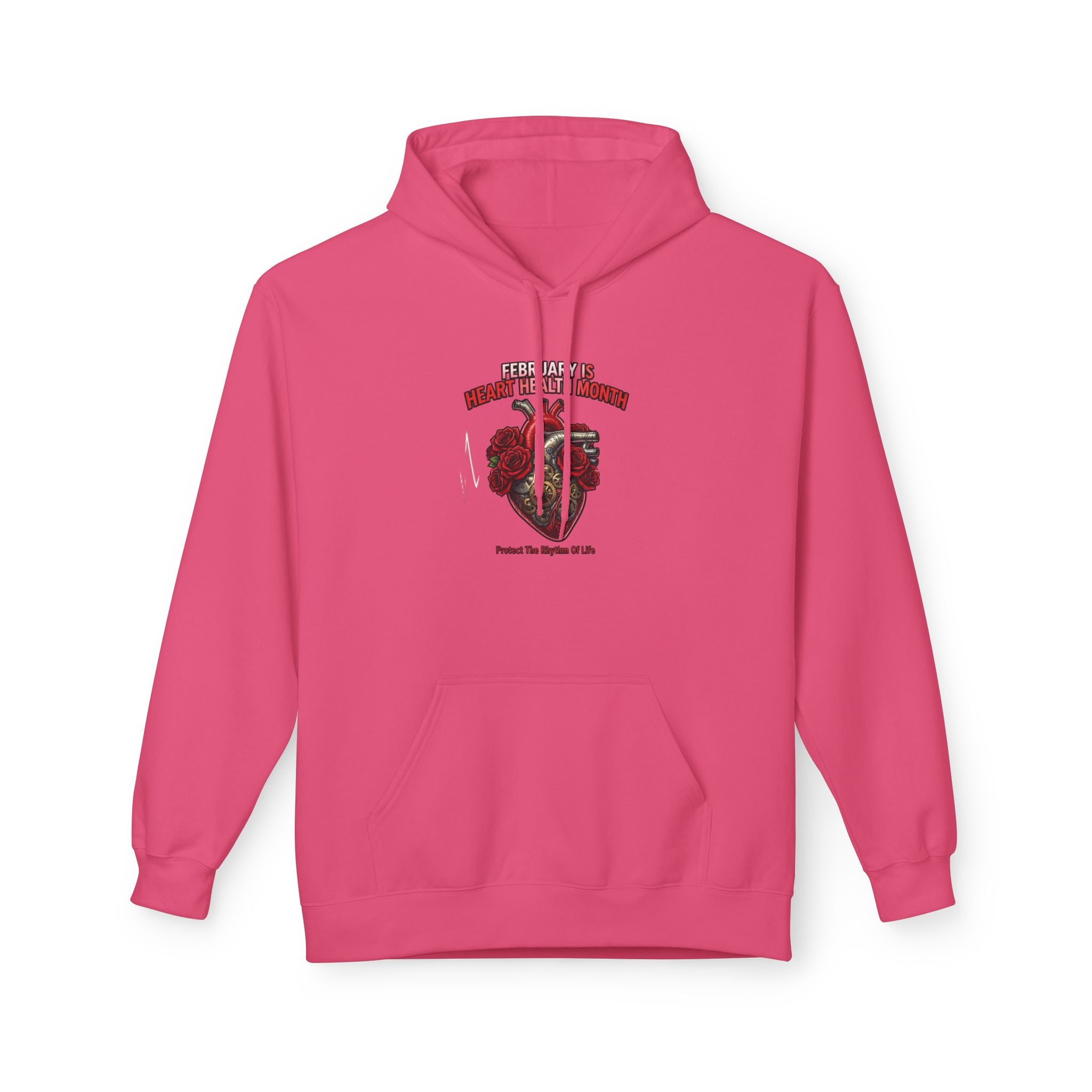 Hockey Heart Shield Hoodie — Proud to Play 'Til the End