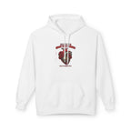 Hockey Heart Shield Hoodie — Proud to Play 'Til the End