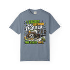 Tequila Skull T-Shirt – "I Regret That Second Tequila... And Also The First One" Funny Party Tee