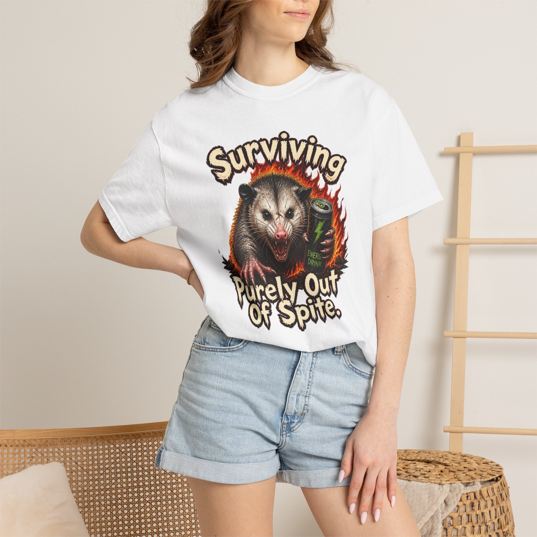 Surviving Purely Out Of Spite Opossum T-Shirt