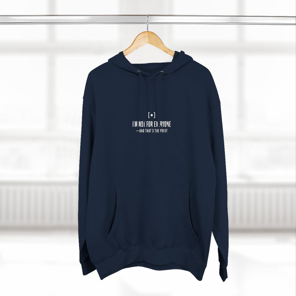 Minimal Embroidered Fleece Hoodie