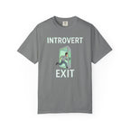 Introvert Exit T-Shirt — Funny Introvert Graphic Tee