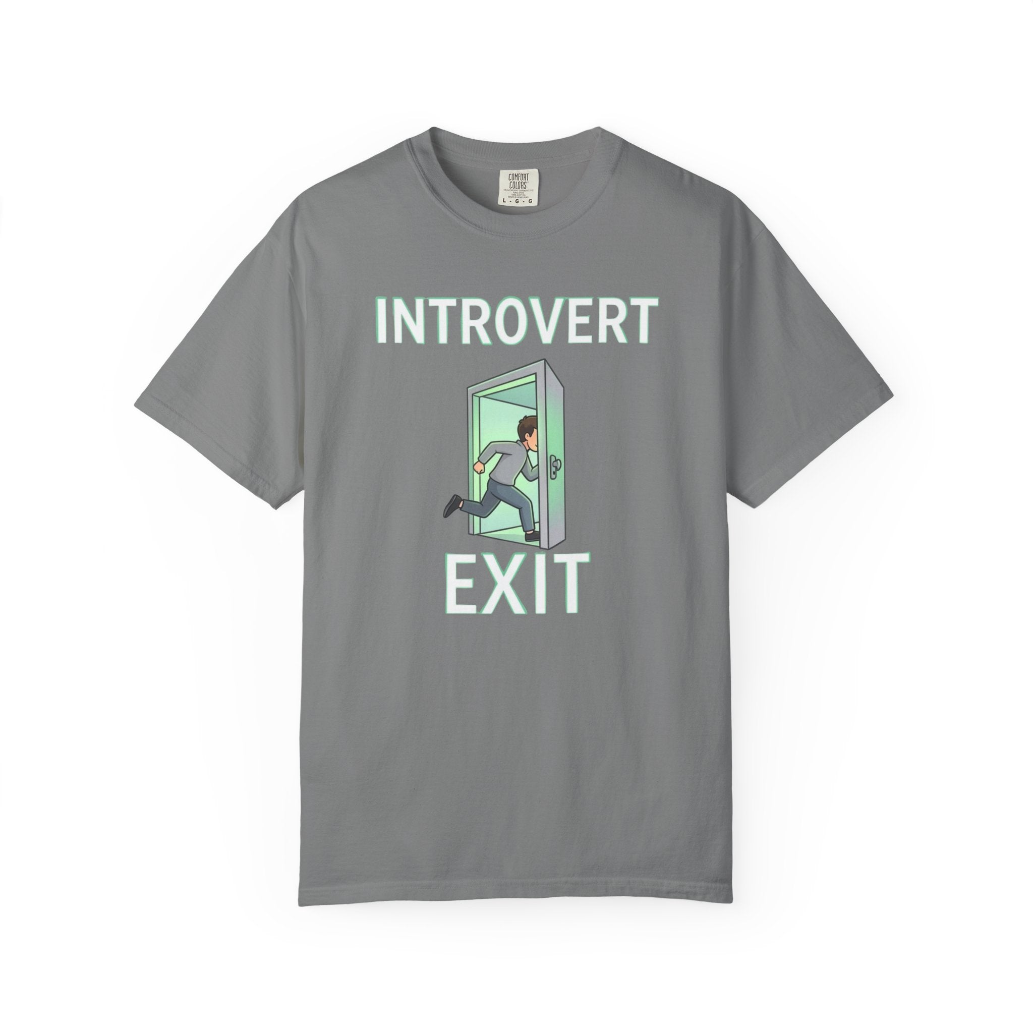 Introvert Exit T-Shirt — Funny Introvert Graphic Tee