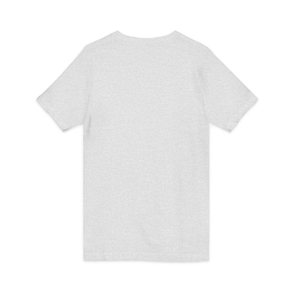 V-Neck Tee — "I Was Born at a Very Young Age and It's Been Downhill Since" Funny Adulting Shirt