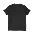 V-Neck Tee — "I Was Born at a Very Young Age and It's Been Downhill Since" Funny Adulting Shirt