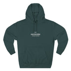 Minimal Embroidered Fleece Hoodie