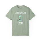 Introvert Exit T-Shirt — Funny Introvert Graphic Tee
