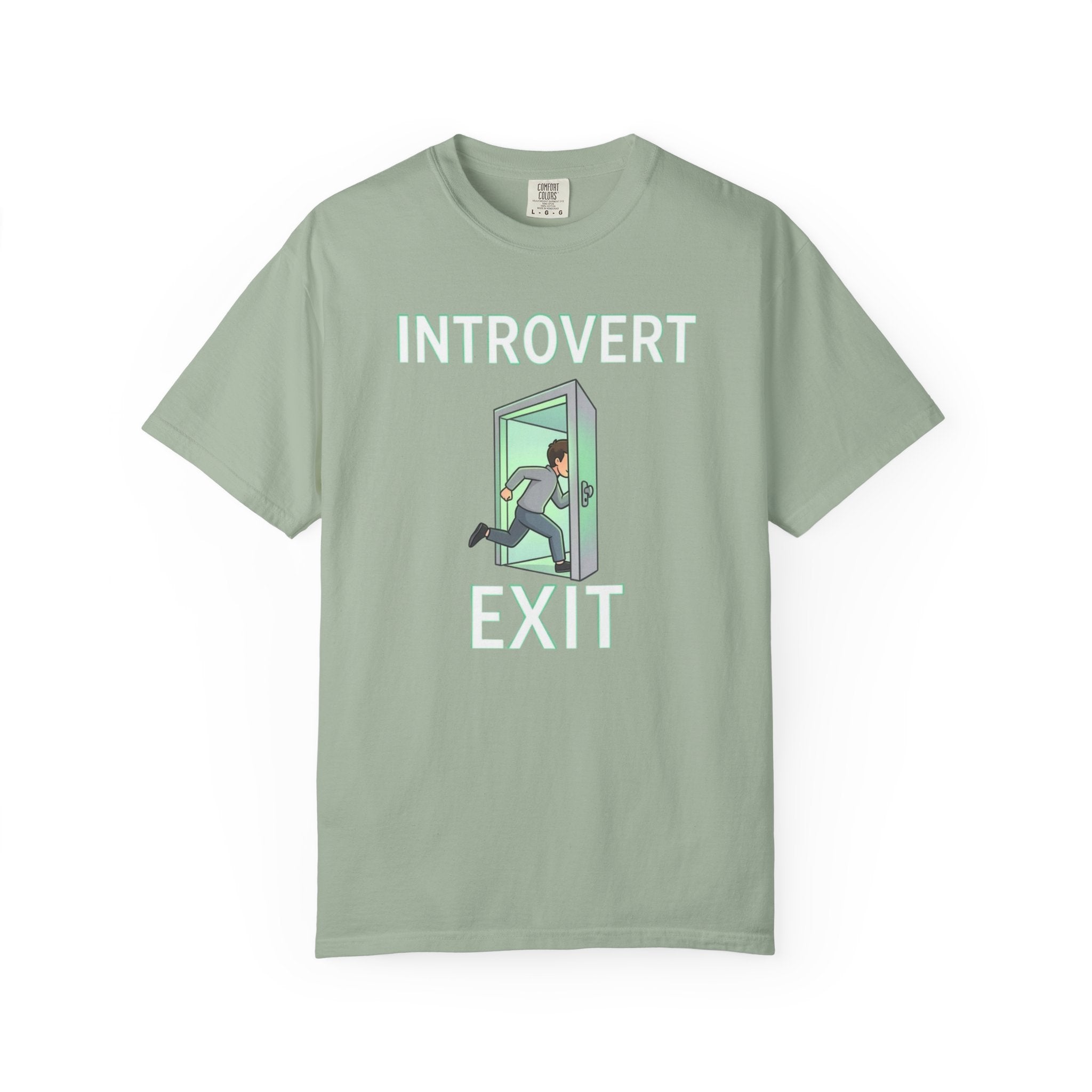 Introvert Exit T-Shirt — Funny Introvert Graphic Tee