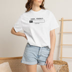 Loading Personality T-Shirt — Funny Progress Bar Graphic Tee