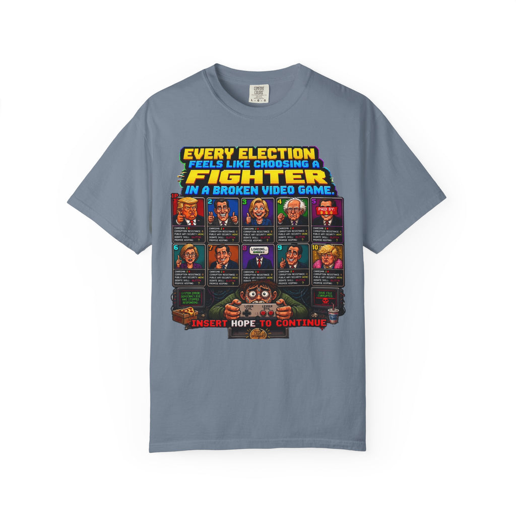 Retro Video Game 'Every Election Feels Like Choosing a Fighter' T-Shirt